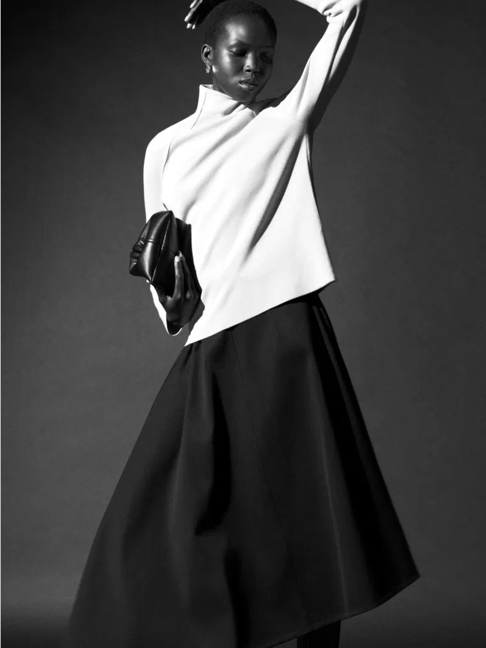 COS Asymmetric Organic Cotton A-line Skirt - Picture 11 of 12